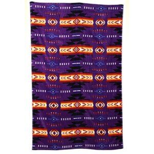 New Purple Oversized Native Southwest Bath Beach Pool Gift Towel Aztec Navajo